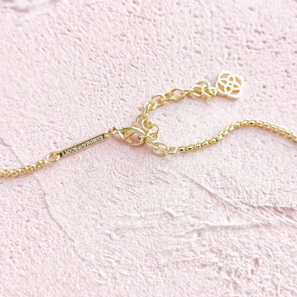 Kendra Scott Presleigh Love Knot Gold Necklace - Picture 3 of 3